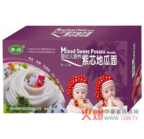 蕎潤紫芯地瓜面條綠色天然打造卓越品質(zhì)