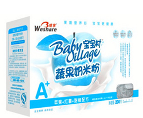 寶寶村蔬果奶米粉誠邀你的加盟