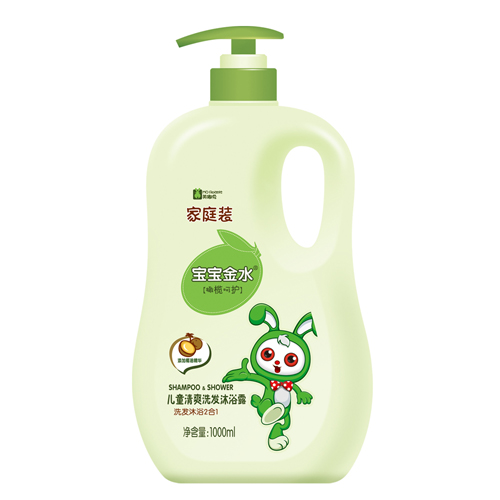寶寶金水兒童清爽洗發(fā)沐浴露（二合一）1000ML