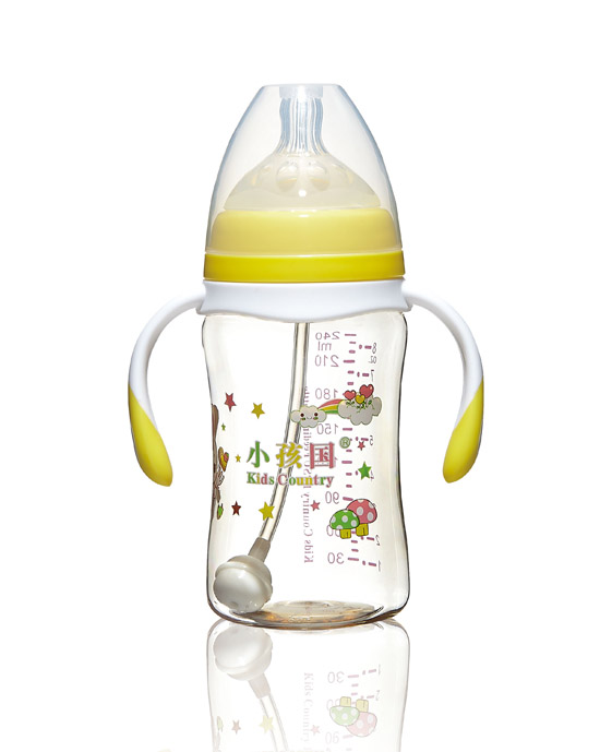 小孩國寬口直身自動PPSU安全奶瓶黃色240ML.jpg
