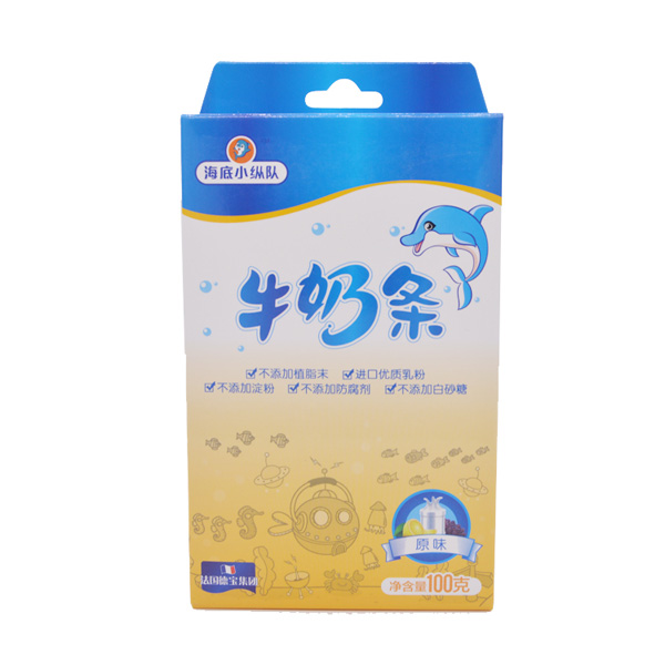  海底小縱隊原味牛奶條100g