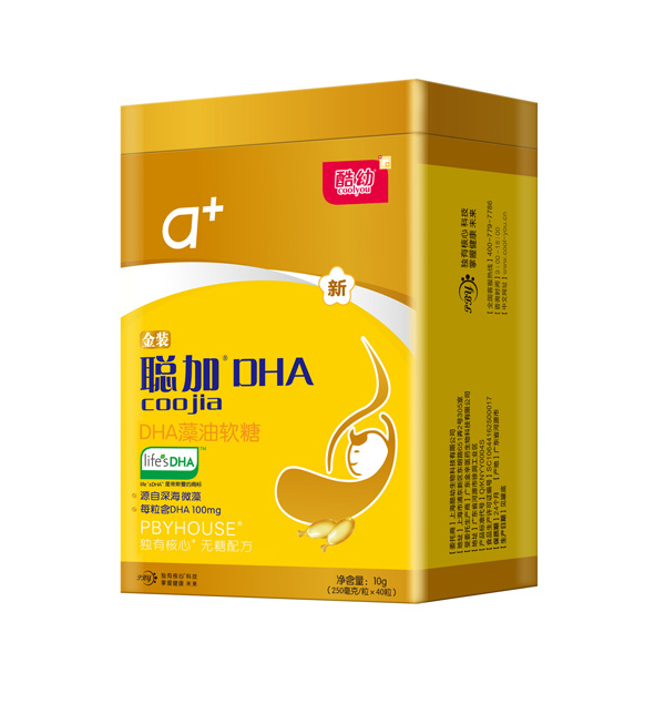   酷幼DHA藻油鐵罐40粒裝