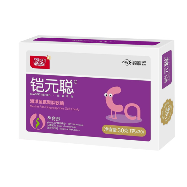   酷幼鎧元聰海洋魚低聚肽酸糖 孕育型