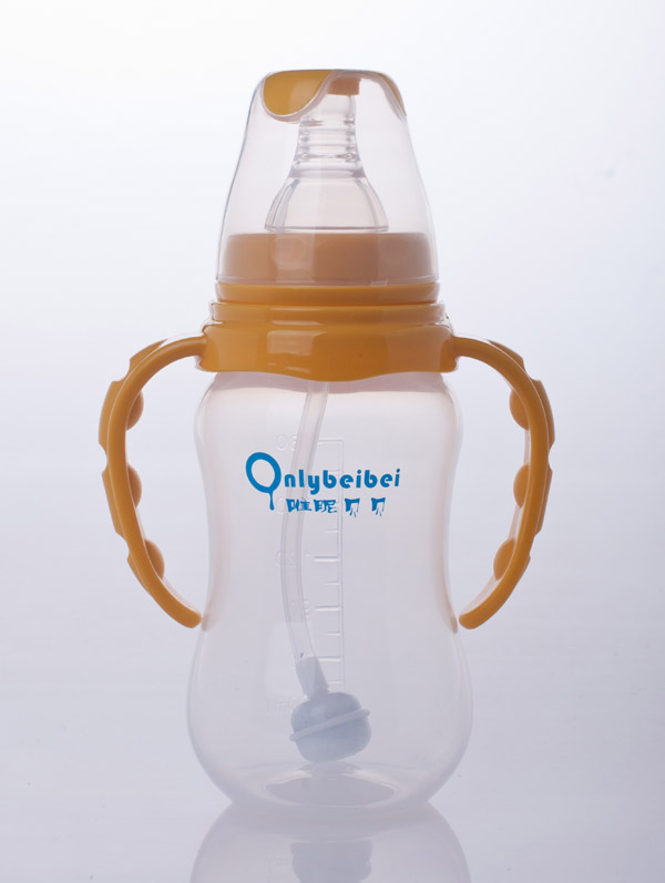 唯昵貝貝WA25標(biāo)口PP奶瓶橙色150ml.jpg