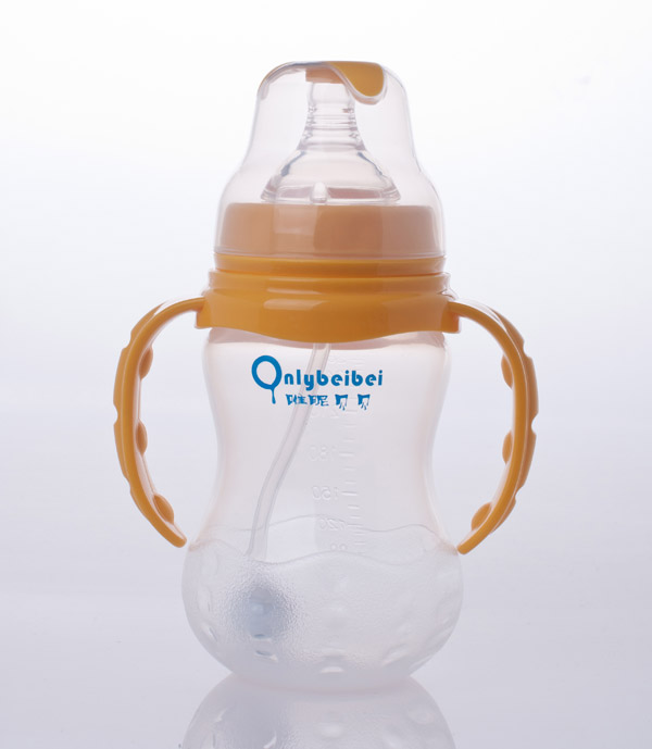 唯昵貝貝WA35寬口PP奶瓶橙色260ml.jpg