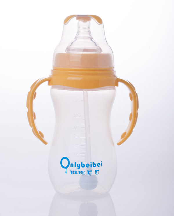 唯昵貝貝WA39寬口PP奶瓶橙色270ml.jpg