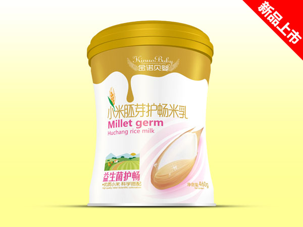   金諾貝嬰小米胚芽護(hù)暢米乳-益生菌護(hù)暢聽裝
