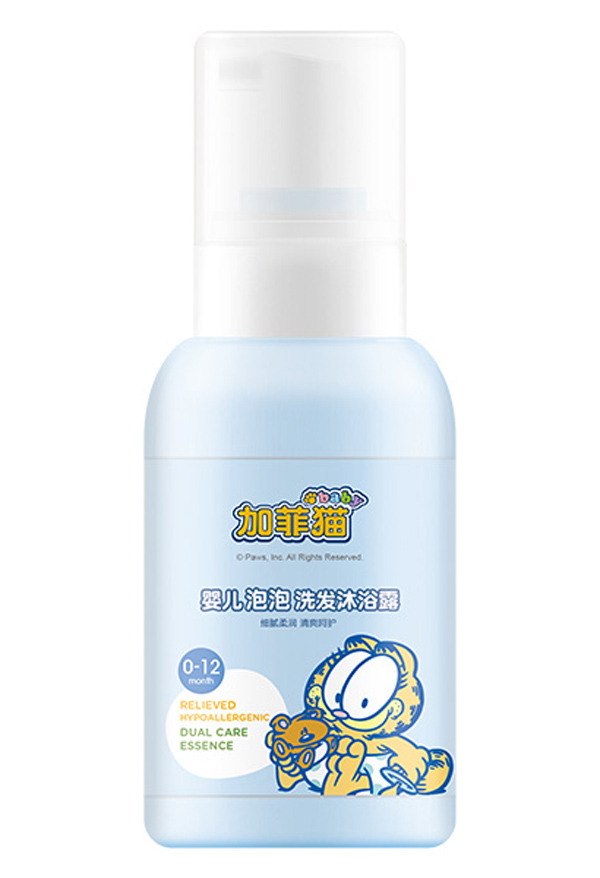 加菲貓嬰兒泡泡洗發(fā)沐浴露.jpg