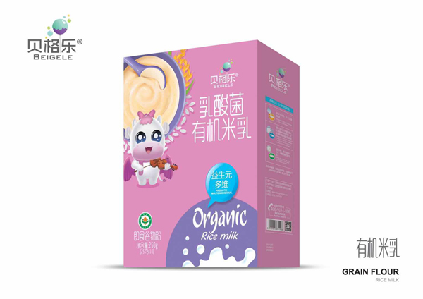  貝格樂乳酸菌有機米乳-益生元多維 盒裝