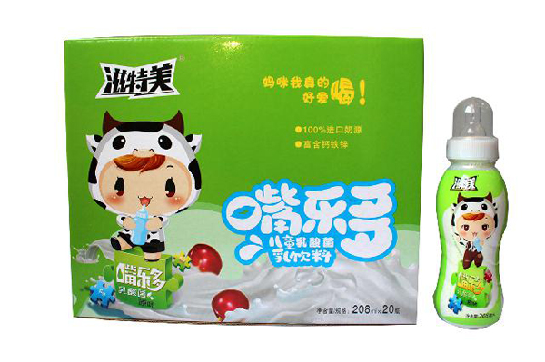  滋特美嘴樂多兒童成長型乳飲料 綠色箱裝