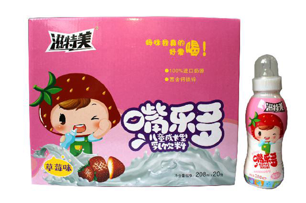  滋特美嘴樂多兒童成長型乳飲料 草莓味