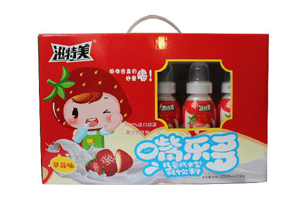 滋特美嘴樂多兒童成長型乳飲料 10瓶箱裝 紅色