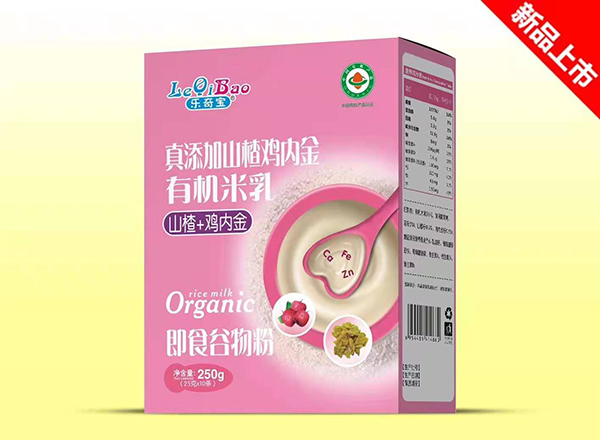  樂奇寶真添加山楂雞內(nèi)金有機(jī)米乳盒裝 山楂+雞內(nèi)金