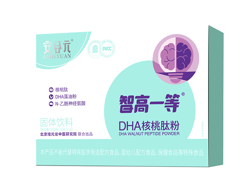 安合元智高一等DHA核桃肽粉 腦力小助手守護全家人