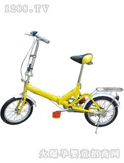 童派黃色折疊車