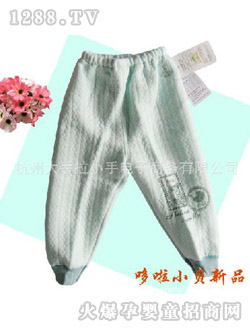 哆啦小貝嬰兒?jiǎn)螚l褲