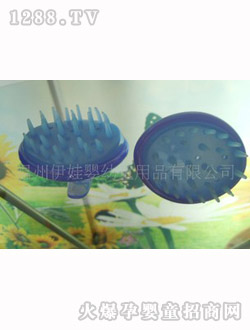 伊娃硅膠按摩洗頭刷