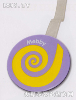 mebby紫黃色奶嘴鏈