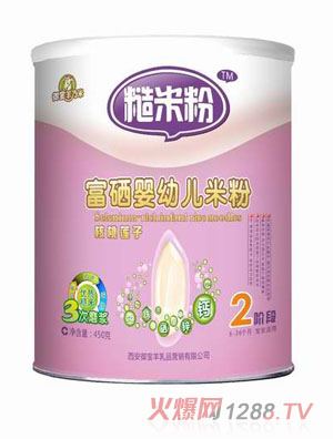沃天然2段核桃蓮子營養(yǎng)糙米粉