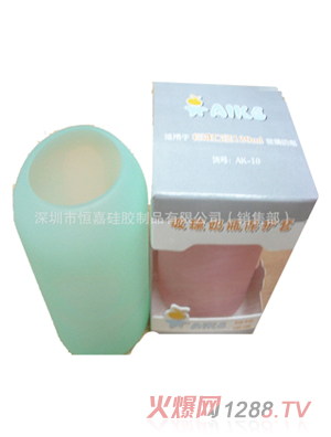 硅膠嬰兒玻璃奶瓶套