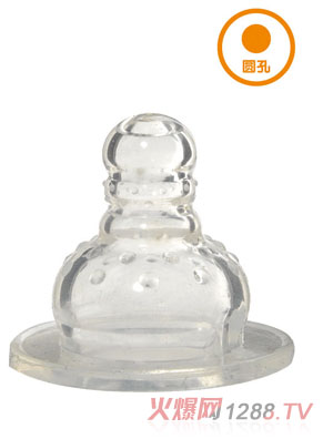 酷兒寬口徑圓孔顆粒（母乳實(shí)感）奶嘴M二選一