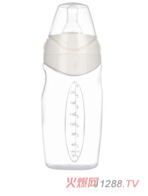 苗苗樂無柄透明直身奶瓶240ml