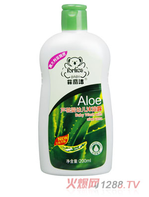 菲麗潔蘆薈嬰幼兒沐浴露200ml