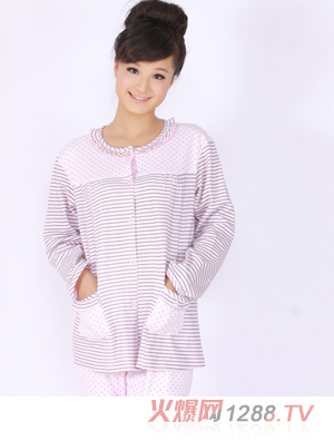 馨添喜孕婦可愛(ài)條紋服飾