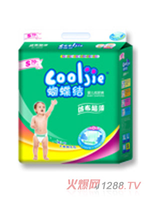蝴蝶結(jié)仿布超薄紙尿褲S70
