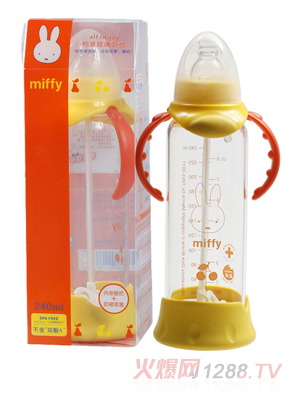 米菲all in one標(biāo)準(zhǔn)玻璃奶瓶240ml