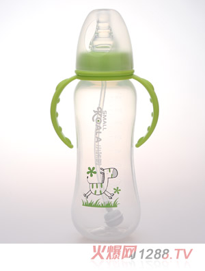 小咔啦標(biāo)準(zhǔn)口徑嬰兒奶瓶3000ml綠色