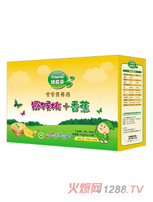 幼能多獼猴桃+香蕉面