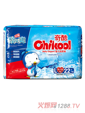 奇酷酷貝爽紙尿褲L22片（中包裝）