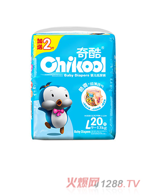 奇酷藍(lán)品鵝紙尿褲L20片