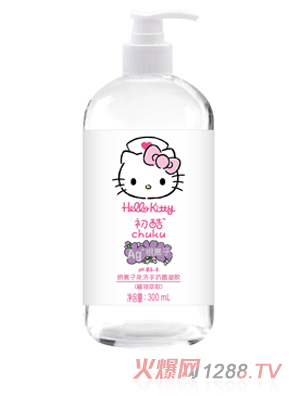 Hello Kitty初酷銀離子免洗手消毒凝膠（植物萃?。?00ml