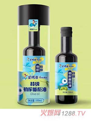 愛媽海特級初榨橄欖油100ml瓶裝 鮮果初榨工藝鎖鮮滴滴醇香