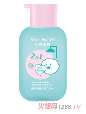 艾咪寶貝嬰兒洗發(fā)沐浴二合一300ml