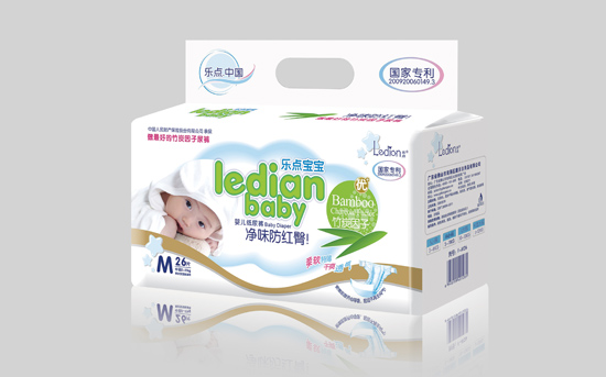      樂點(diǎn)寶寶凈味防紅臀尿褲M26片