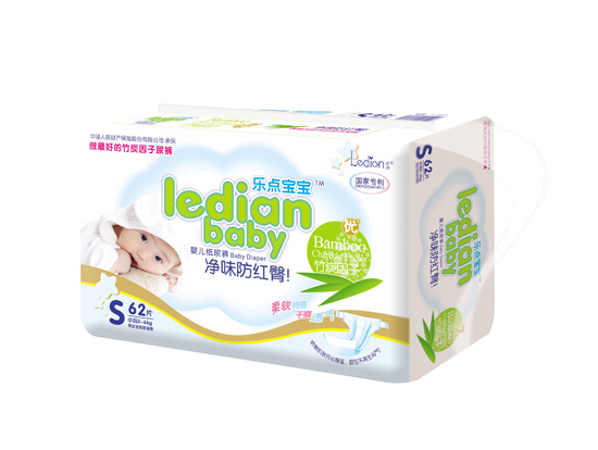      樂點(diǎn)寶寶凈味防紅臀尿褲S62片