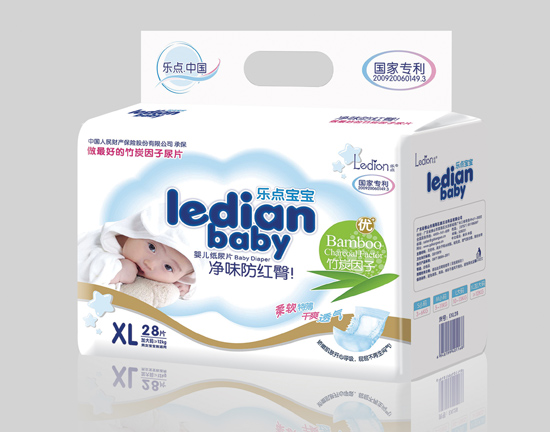      樂點(diǎn)寶寶凈味防紅臀尿片XL28片