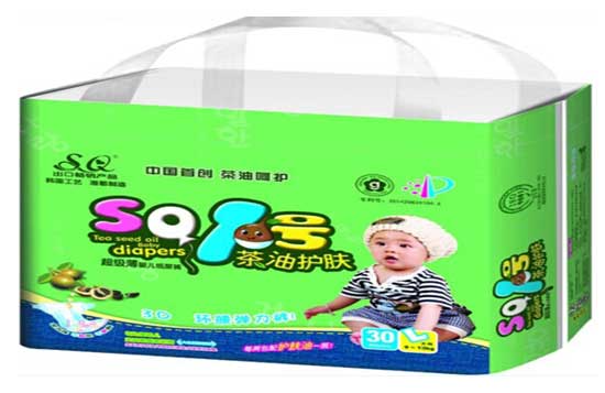 SQ1號(hào)茶油護(hù)膚嬰兒紙尿褲L碼