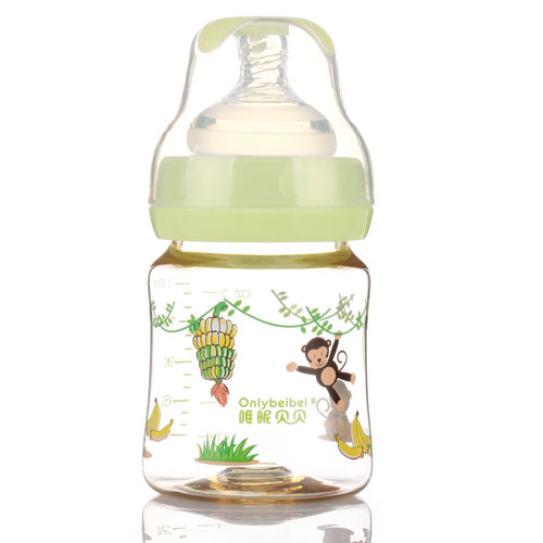  唯昵貝貝寬口PPSU奶瓶150ml綠色
