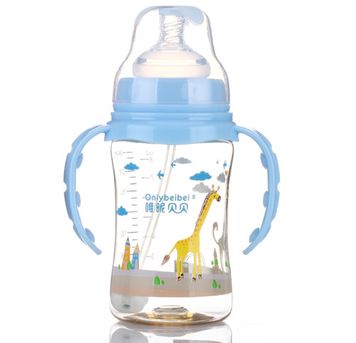 唯昵貝貝寬口PPSU奶瓶240ml藍(lán)色