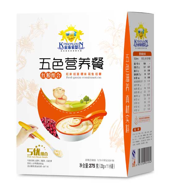   金盾愛(ài)嬰紅糧組合五色營(yíng)養(yǎng)餐