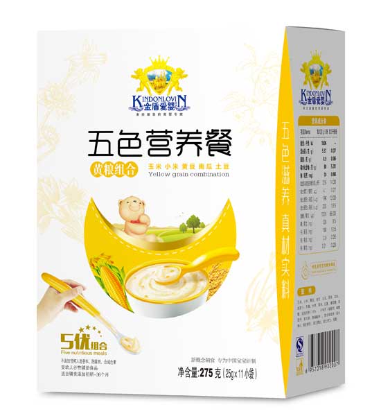   金盾愛(ài)嬰黃糧組合五色營(yíng)養(yǎng)餐