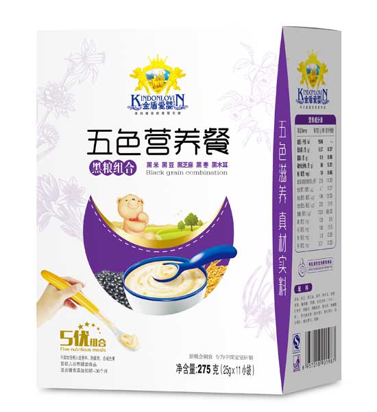   金盾愛(ài)嬰黑糧組合五色營(yíng)養(yǎng)餐