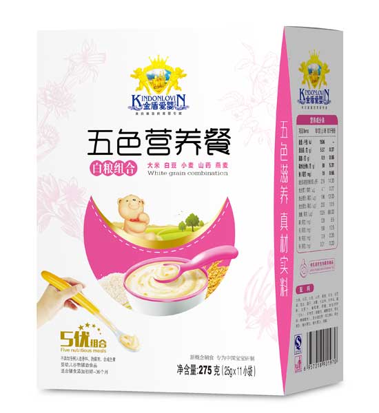  金盾愛(ài)嬰白糧組合五色營(yíng)養(yǎng)餐