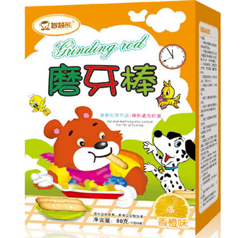   智慧熊磨牙棒香橙味