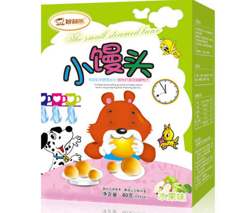   智慧熊小饅頭水果味